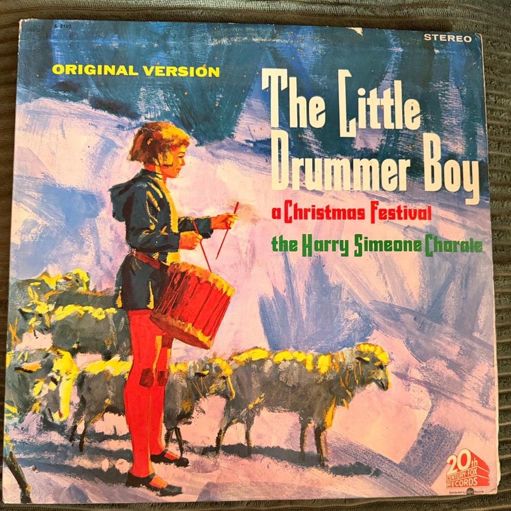 The Little Drummer Boy Vinyl Record - Original Version
